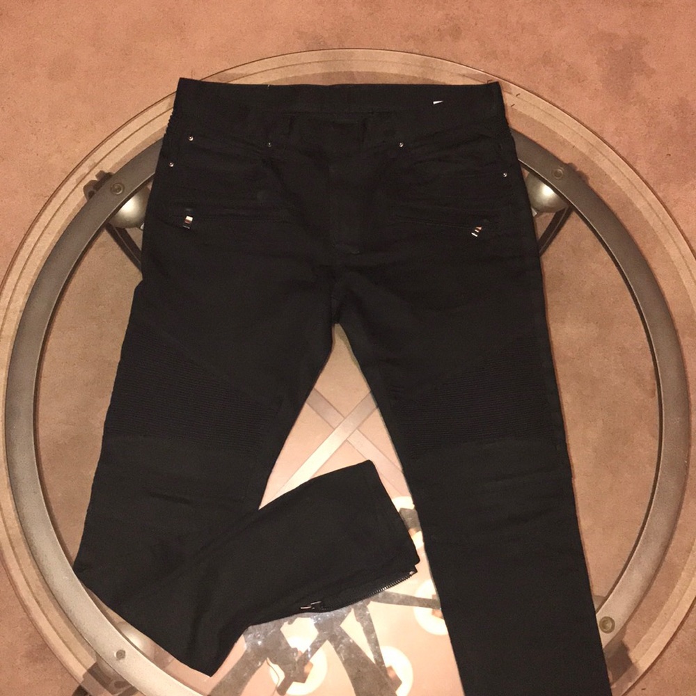 mnml Biker Denim- Black